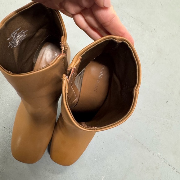 Madden Girl Brown Heeled Boots - Picture 3 of 3